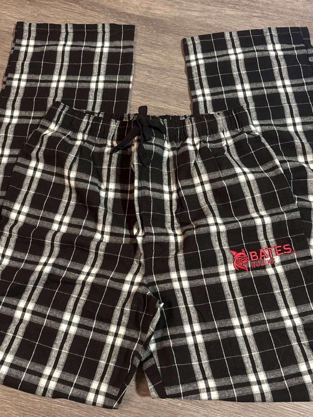 Bates Rowing Black Plaid Lounge Pants